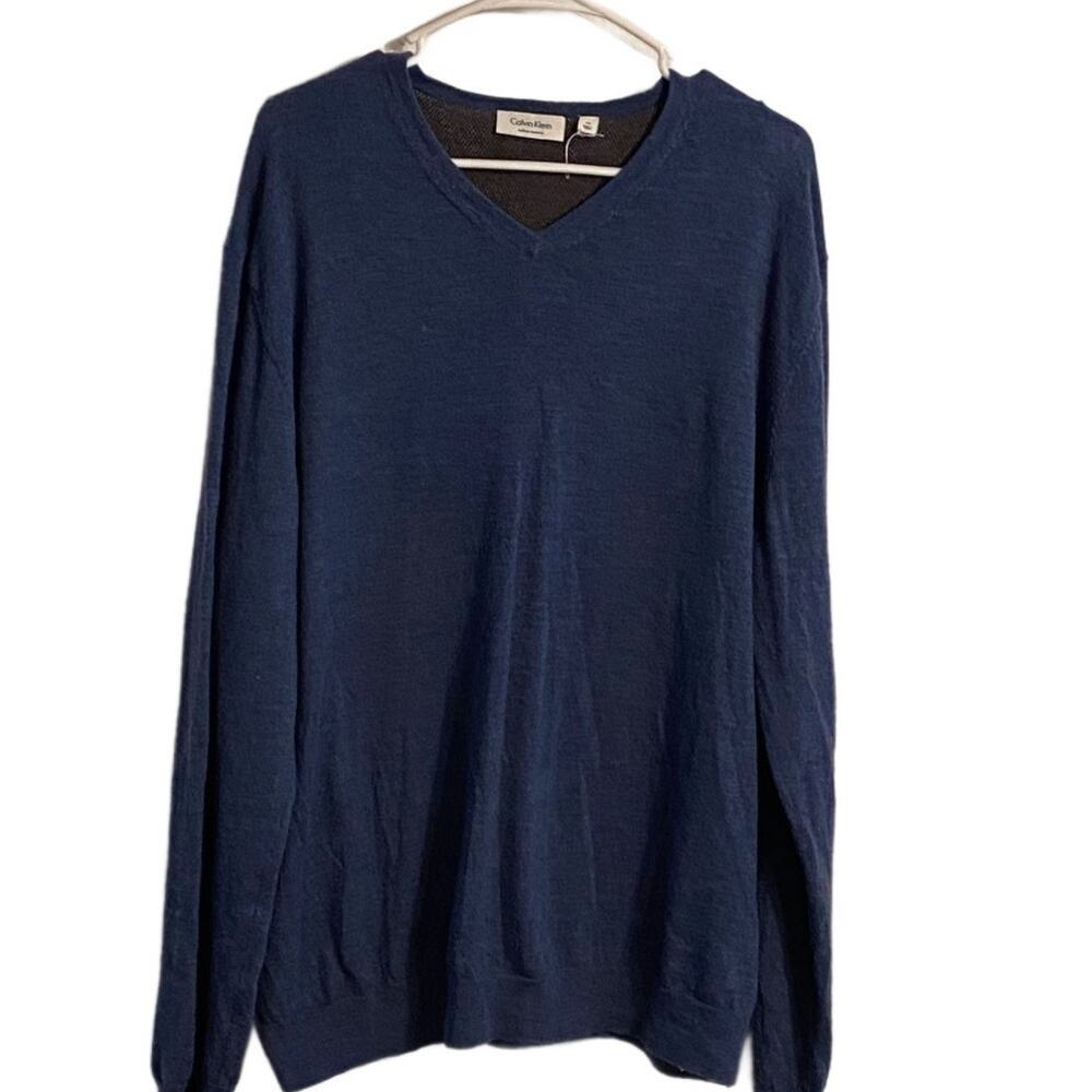 Calvin Klein Italian Merino Wool Sweater Men's XXL